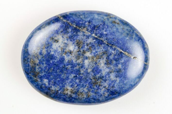 Polished Lapis Lazuli Palm Stone - Pakistan #187604